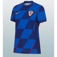 Camiseta Croacia Visitante Equipación para mujer Eurocopa 2024 manga corta